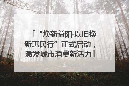 “焕新益阳·以旧换新惠民行”正式启动，激发城市消费新活力
