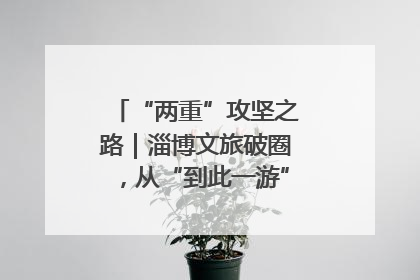 “两重”攻坚之路｜淄博文旅破圈，从“到此一游”到“沉浸其中”