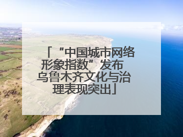 “中国城市网络形象指数”发布 乌鲁木齐文化与治理表现突出