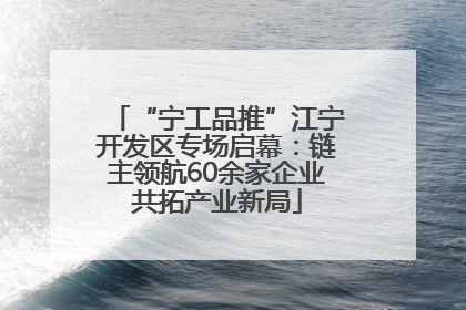 “宁工品推”江宁开发区专场启幕：链主领航60余家企业共拓产业新局