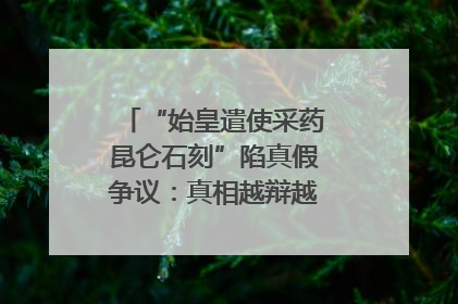 “始皇遣使采药昆仑石刻”陷真假争议：真相越辩越明｜新京报专栏