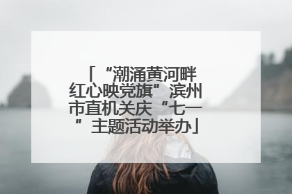 “潮涌黄河畔 红心映党旗”滨州市直机关庆“七一”主题活动举办