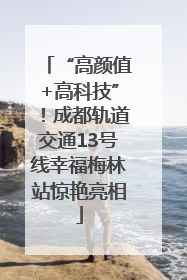 “高颜值+高科技”！成都轨道交通13号线幸福梅林站惊艳亮相