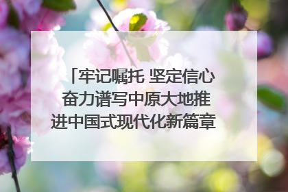 牢记嘱托 坚定信心 奋力谱写中原大地推进中国式现代化新篇章（六）河南绘就“行走河南·读懂中国”新画卷丨牢记嘱托谱新篇
