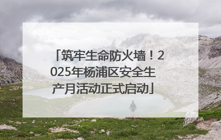 筑牢生命防火墙！2025年杨浦区安全生产月活动正式启动