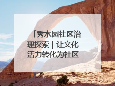 秀水园社区治理探索｜让文化活力转化为社区治理动力