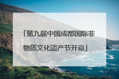 第九届中国成都国际非物质文化遗产节开幕