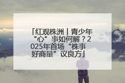 红观株洲丨青少年“心”事如何解？2025年首场“株事好商量”议良方