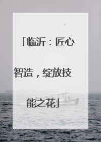 临沂：匠心智造，绽放技能之花