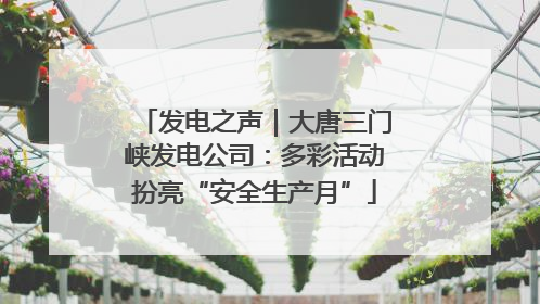 发电之声｜大唐三门峡发电公司：多彩活动扮亮“安全生产月”