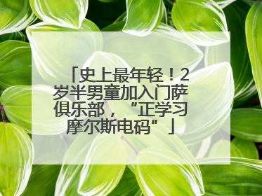 史上最年轻！2岁半男童加入门萨俱乐部，“正学习摩尔斯电码”