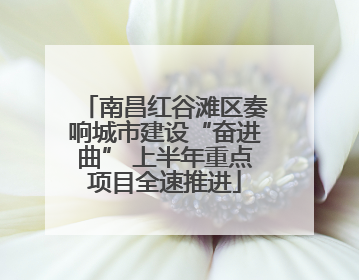 南昌红谷滩区奏响城市建设“奋进曲” 上半年重点项目全速推进