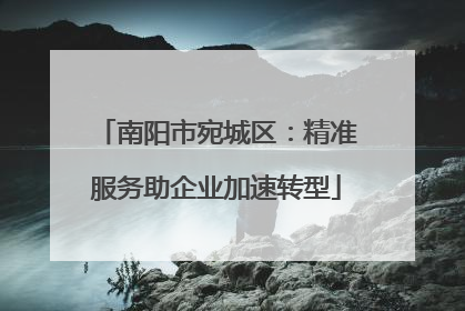 南阳市宛城区：精准服务助企业加速转型