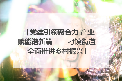 党建引领聚合力 产业赋能谱新篇——刁镇街道全面推进乡村振兴