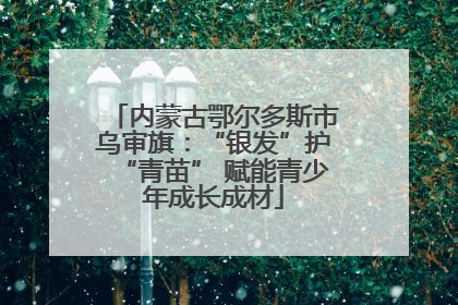 内蒙古鄂尔多斯市乌审旗：“银发”护“青苗” 赋能青少年成长成材