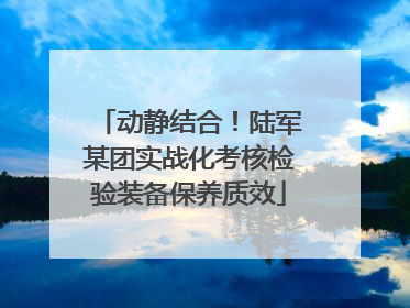 动静结合！陆军某团实战化考核检验装备保养质效