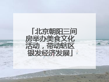 北京朝阳三间房举办美食文化活动，带动辖区银发经济发展