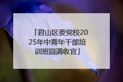 君山区委党校2025年中青年干部培训班圆满收官
