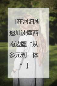 在河泊所遗址读懂西南边疆“从多元到一体”