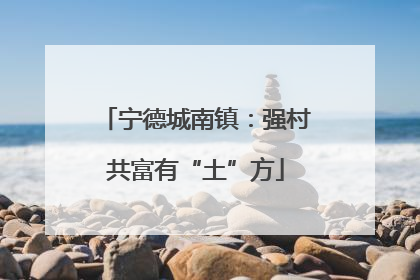 宁德城南镇：强村共富有“土”方