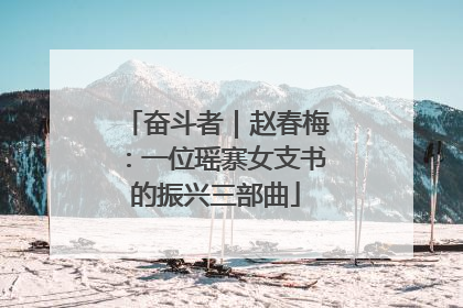 奋斗者｜赵春梅：一位瑶寨女支书的振兴三部曲