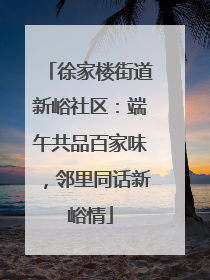 徐家楼街道新峪社区：端午共品百家味，邻里同话新峪情