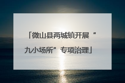 微山县两城镇开展“九小场所”专项治理