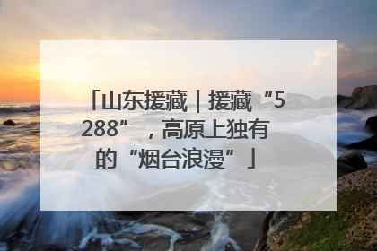 山东援藏｜援藏“5288”，高原上独有的“烟台浪漫”