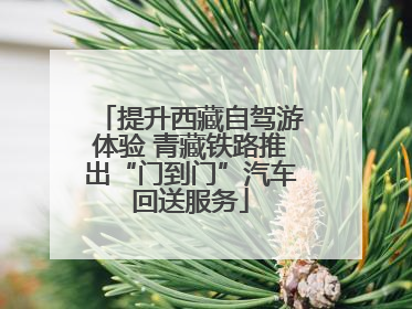 提升西藏自驾游体验 青藏铁路推出“门到门”汽车回送服务