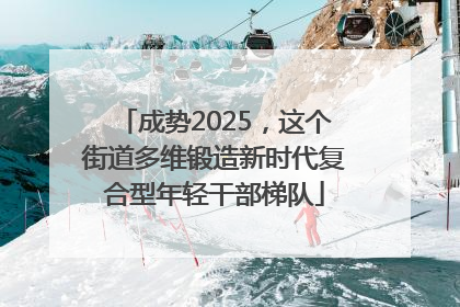 成势2025，这个街道多维锻造新时代复合型年轻干部梯队