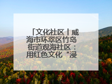 文化社区丨威海市环翠区竹岛街道观海社区：用红色文化“浸润”社区之美