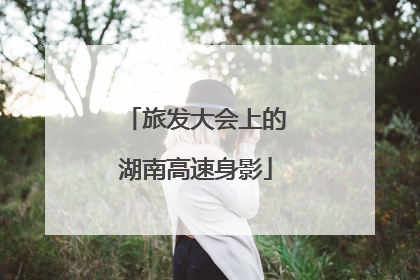 旅发大会上的湖南高速身影