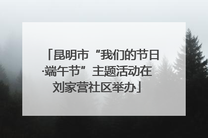 昆明市“我们的节日·端午节”主题活动在刘家营社区举办