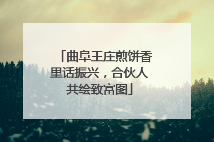 曲阜王庄煎饼香里话振兴，合伙人共绘致富图