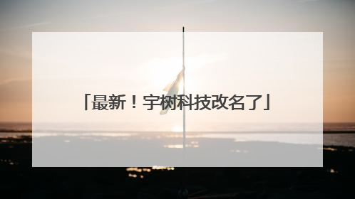 最新！宇树科技改名了