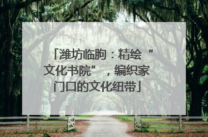 潍坊临朐：精绘“文化书院”，编织家门口的文化纽带