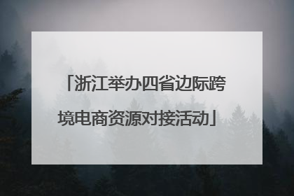 浙江举办四省边际跨境电商资源对接活动