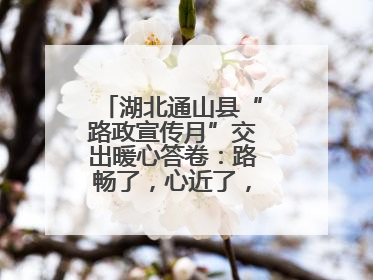 湖北通山县“路政宣传月”交出暖心答卷：路畅了，心近了，发展顺了！
