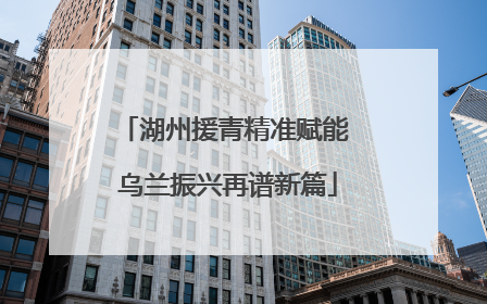 湖州援青精准赋能 乌兰振兴再谱新篇