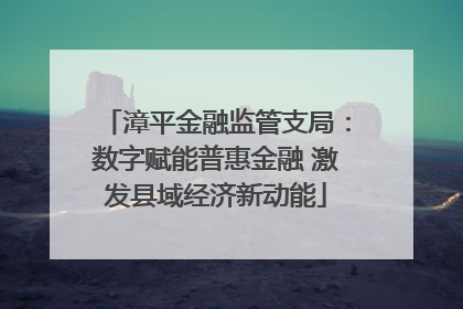 漳平金融监管支局：数字赋能普惠金融 激发县域经济新动能