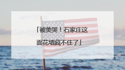 被美哭！石家庄这面花墙藏不住了