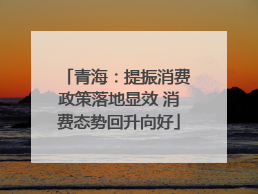 青海：提振消费政策落地显效 消费态势回升向好