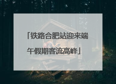 铁路合肥站迎来端午假期客流高峰