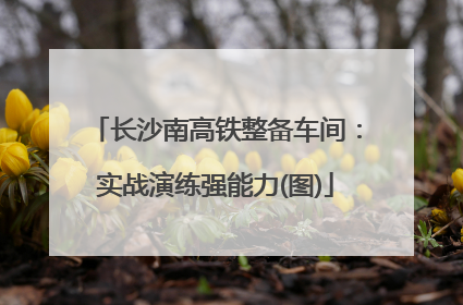 长沙南高铁整备车间：实战演练强能力(图)