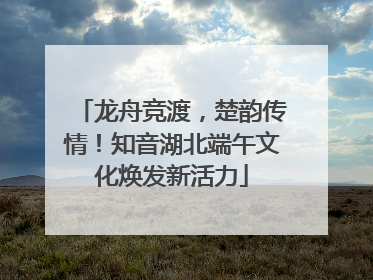 龙舟竞渡，楚韵传情！知音湖北端午文化焕发新活力
