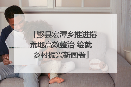 黟县宏潭乡推进撂荒地高效整治 绘就乡村振兴新画卷