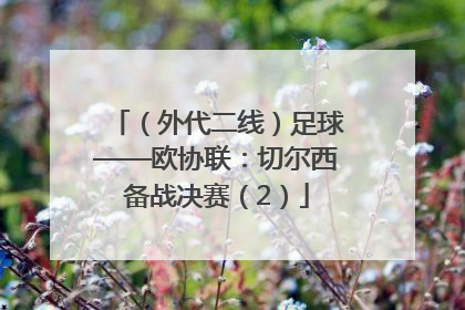 （外代二线）足球——欧协联：切尔西备战决赛（2）