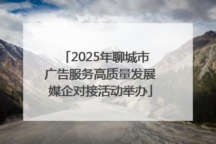 2025年聊城市广告服务高质量发展媒企对接活动举办
