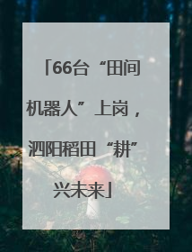 66台“田间机器人”上岗，泗阳稻田“耕”兴未来