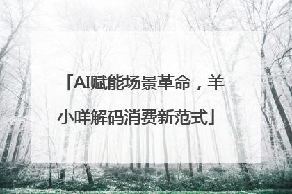 AI赋能场景革命，羊小咩解码消费新范式
